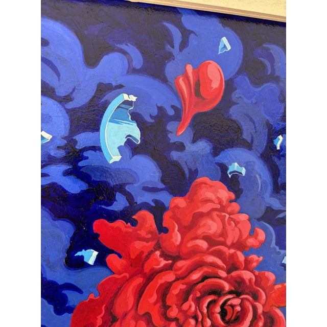 Leo Giampaolo, the Evening Rose, 2006, Oil on Canvas For Sale - Image 7 of 12