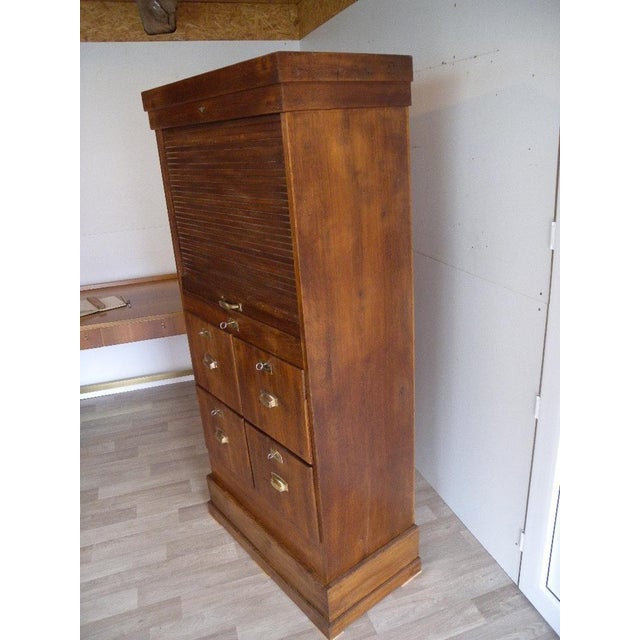 Vintage Office Cabinet with Drawer, 1920 For Sale - Image 13 of 18