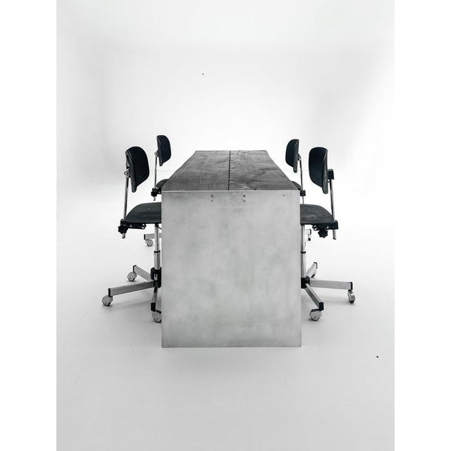 Wood Yakisugi Burnt Wood Desk by Case Studios For Sale - Image 7 of 8