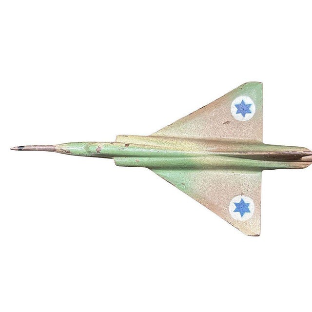 Mid-Century Kfir Jet Fighter Prototype Desk Model Israeli Air Force For Sale In Los Angeles - Image 6 of 7