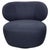 Walter Knoll Bao Swivel Chair in Navy and Chocolate Leather by Walter Knoll For Sale - Image 4 of 5