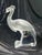 Pristine Lalique Louisiane Peacock/Crane 1970's Retired Crystal Sculpture For Sale - Image 10 of 12