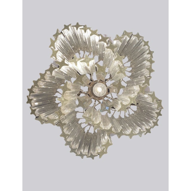 Modern Quadriedri Glass Chandelier, 1980s For Sale - Image 18 of 18