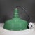 Early 20th Century Smoot-Holman Enameled 18" Porcelain Green Industrial Pendant Light c.1930 For Sale - Image 5 of 5