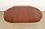 1980s Kittinger Georgian Solid Mahogany Double Pedestal Extension Dining Table For Sale - Image 5 of 15