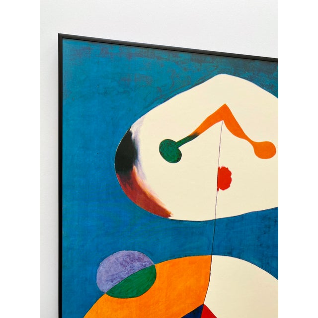 Joan Miro Vintage 1979 Mid Century Modern Lithograph Print