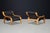 1960s Woodline Lounge Chairs attributed to Marco Zanuso for Arflex, Italy, 1960s, Set of 2 For Sale - Image 5 of 11
