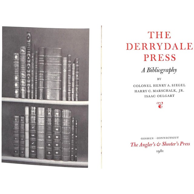 SIEGEL, Colonel Henry A. [266] pp. The Angler's & Shooter's Press 1981 Limited edition of twelve hundred and fifty...