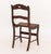 Victorian Mahogany Side Chair, Carved Floral Crest and Caned Seat For Sale - Image 9 of 9