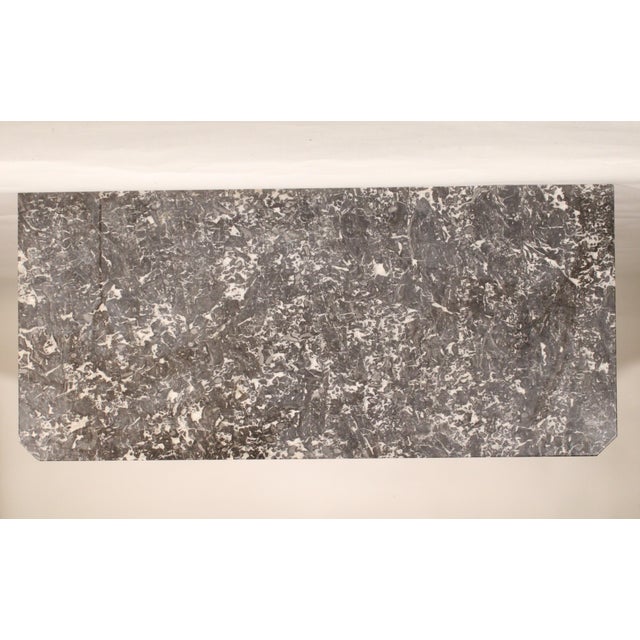 19th Century Antique Louis Philippe Style Burl Walnut Chest of Drawers With Marble Top For Sale - Image 5 of 11