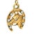 A beautifully detailed vintage equestrian pendant crafted in 14K yellow gold, featuring a sculpted horse head emerging...