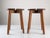 Wooden Stools by Pierre Gautier Delaye, France, 1960s, Set of 2 For Sale - Image 14 of 18