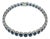 Elegant 18k Gold Blue Sapphire Bracelet, 17.38 Carats For Sale