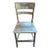 Vintage Mid-Century Toledo Steel Dining Chair For Sale