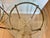 1960s Vintage Italian Brass and Glass Round Side Tables - A Pair For Sale - Image 5 of 18