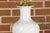 Traditional Pair of White Porcelain Vase Table Lamps on Lucite Bases with Textured Décor For Sale - Image 3 of 12