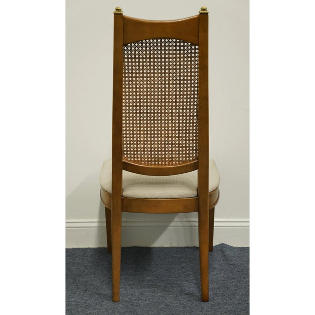 Drexel Furniture San Remo Italian Style Cane Back Dining Side Chair For Sale In Kansas City - Image 6 of 10