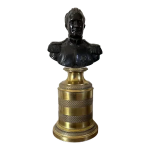 Antique Early 19th Century French Empire Bronze Bust of Napoleon