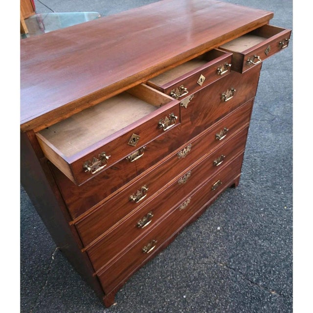 19th Century Federal Tall Chest For Sale - Image 4 of 13