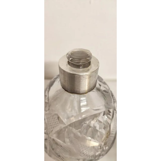 Metal French Crystal Bathroom Set, 1940s, Set of 3 For Sale - Image 7 of 14