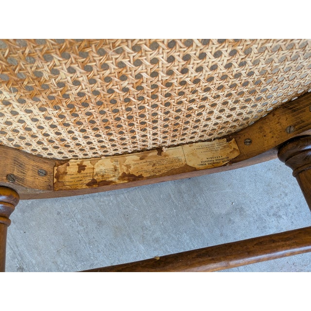 Vintage Bentwood and Cane Dining Chairs, Former Yugoslavia, 1970s, Set of 4 For Sale - Image 16 of 17
