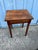 19th Century Antique Federal Style Mahogany 1 Drawer Work. Side Table With Spool Turned Legs For Sale - Image 9 of 12