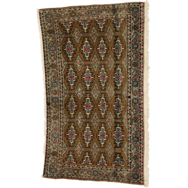 Vintage Persian Khorassan Rug, 02'04 X 04'04 For Sale - Image 9 of 9