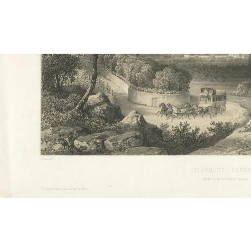 Gold After Silvant, Clermont Ferrand, 1849, Lithograph For Sale - Image 8 of 9