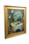 Vintage oil painting on canvas of La Table Sous la Tonnelle (The Table Under the Arbor) after Henri Le Sidaner, originally...