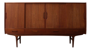 Teak Sideboard, Italy, 1960s