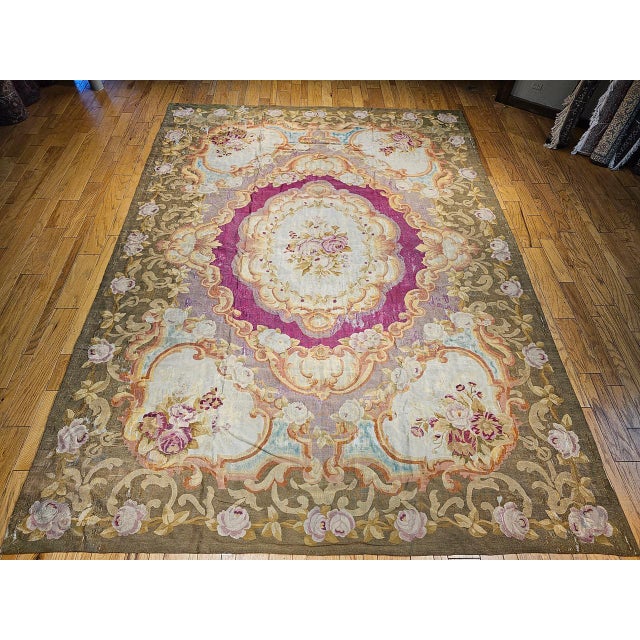 Textile Aubusson 1310 For Sale - Image 7 of 15