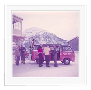 Toni Frissell, Ski Bus, 1954 / 2020s, C Print, Framed