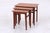 Vintage Danish Teak Nesting Tables, Set of 3 For Sale - Image 5 of 12