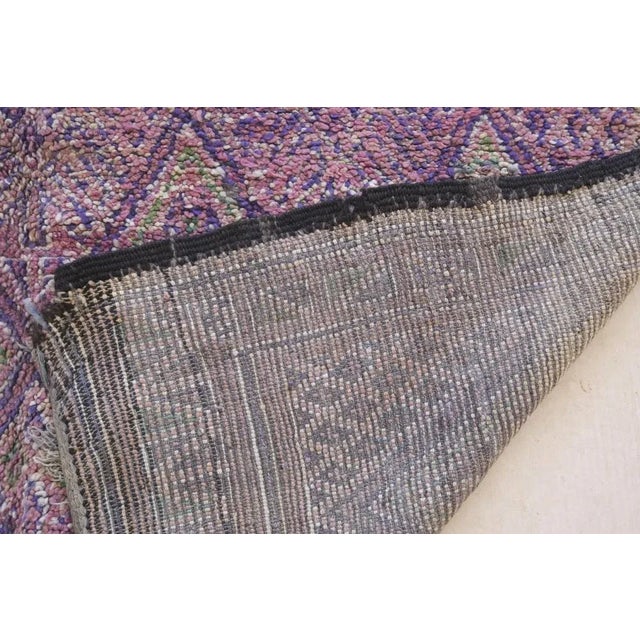 Textile Mid-Century Moroccan Rug - 6'8" X 10'0" Ft For Sale - Image 7 of 10