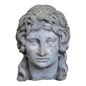 English 20th Century Stone Bust of Alexander the Great