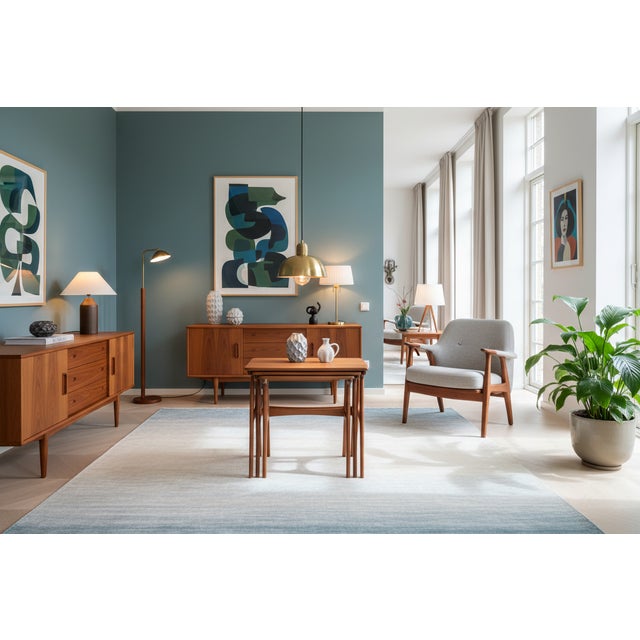 Danish No. 40 Nesting Tables in Teak by Erling Torvits for Heltborg Møbler, 1960s, Set of 3 For Sale - Image 14 of 18