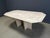 Vintage Italian Travertine and Brass Dining Table, 1970s For Sale - Image 4 of 14