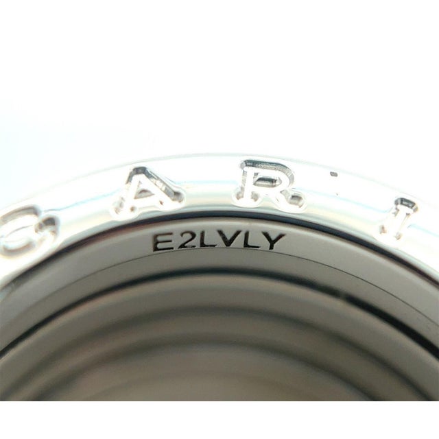 Mid 20th Century Mid 20th Century Bvlgari B.zero1 Four-Band Ring in 18k White Gold w/Cert Size 6 For Sale - Image 5 of 8