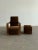 W27.5 D36 H34 SW20 SD23 SH16.5 AH24 Ottomans W16.5 D23 H17 An elegant and sculptural lounge chair by Hugues Chevalier,...
