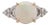 2Ct Multi Color Jelly Opal Ring With Natural Diamond Accents: Solid 14k Gold, Size 6.75 For Sale