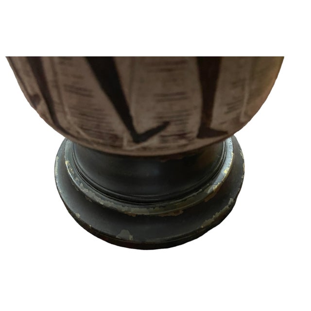Mid-Century Modern Art Pottery Dancing Figures Table Lamp For Sale - Image 11 of 12