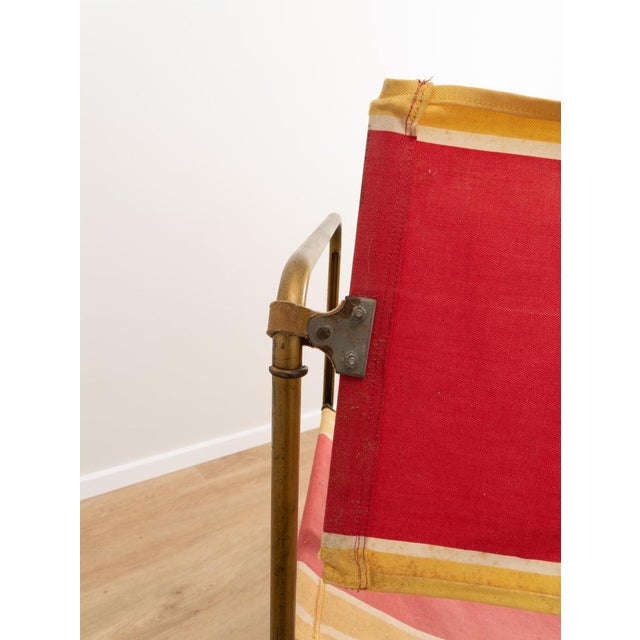 1950s Folding Camping Chair, France, 1950s For Sale - Image 5 of 12