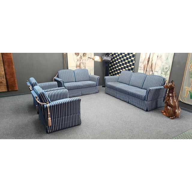 Regency Seating and Daybed from Maison Janson, 1970s Set of 4 For Sale - Image 11 of 11