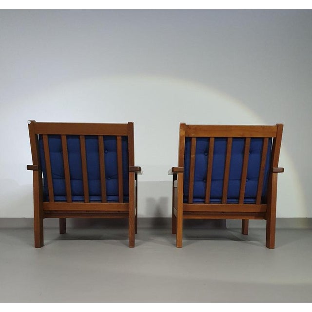 2 x brutalist lounge chair 1960s