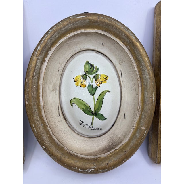 Mid 20th Century Vintage French Style Topiary Framed Wall Art - A Set of 3 For Sale - Image 5 of 9