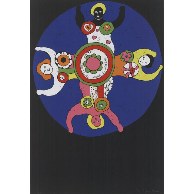 Artist: Niki de Saint Phalle Title: Study for Nana Fountain (Black) Year: 2011 Signed: No Medium: Offset Lithograph Paper...
