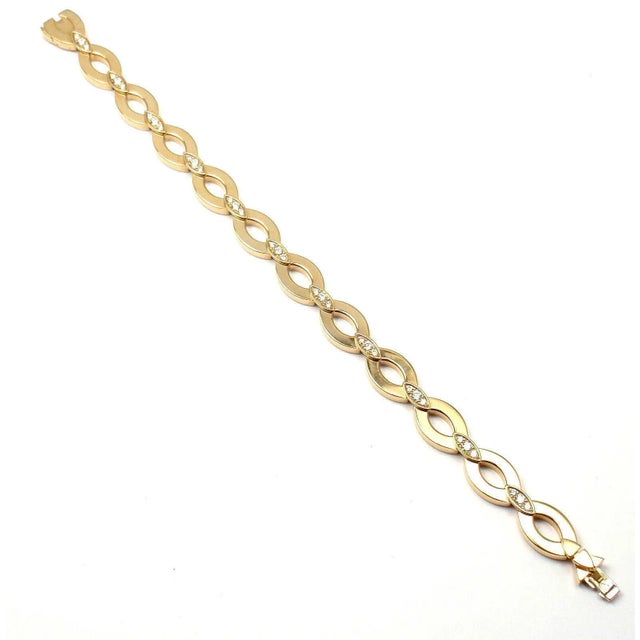 Cartier 18K Yellow Gold Diamond Diadea Link Bracelet For Sale In Philadelphia - Image 6 of 10