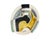 A studio pottery wall plate by the American ceramicist Michael Zilka. The surface of this piece features an abstract...