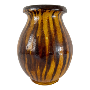 Vintage Glazed Ceramic Vase