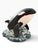 Vintage 1990 Sandicast #286 Orca whale sculpture by Sandra Brue. This striking handcast and handpainted sculpture depicts...